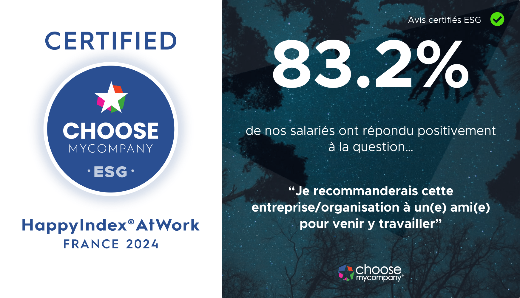 Label HappyIndex®AtWork 2024 - GIE Qualité Entreprises