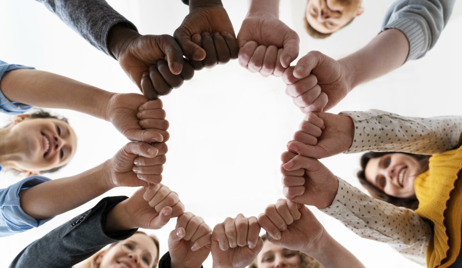 close-up-happy-people-posing-together